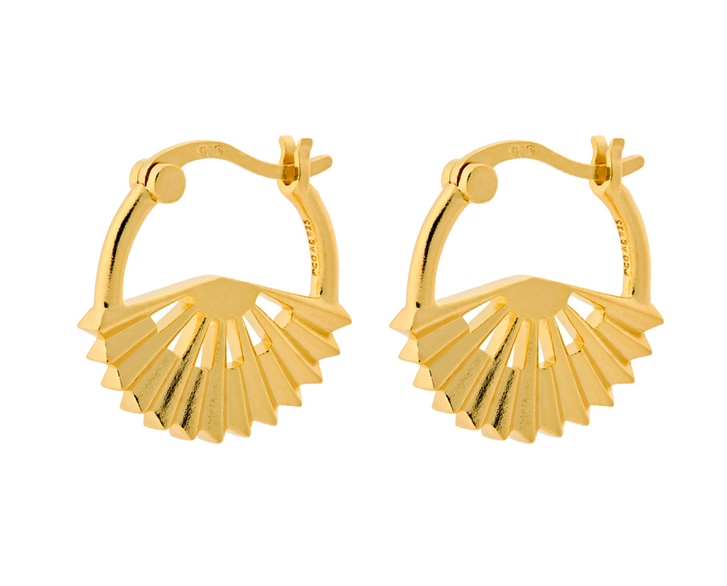 Small Sphere creoler - forgyldt